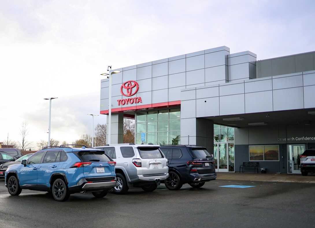 Concord Toyota Storefront Vehicle Return Area of the Concord Toyota Showroom