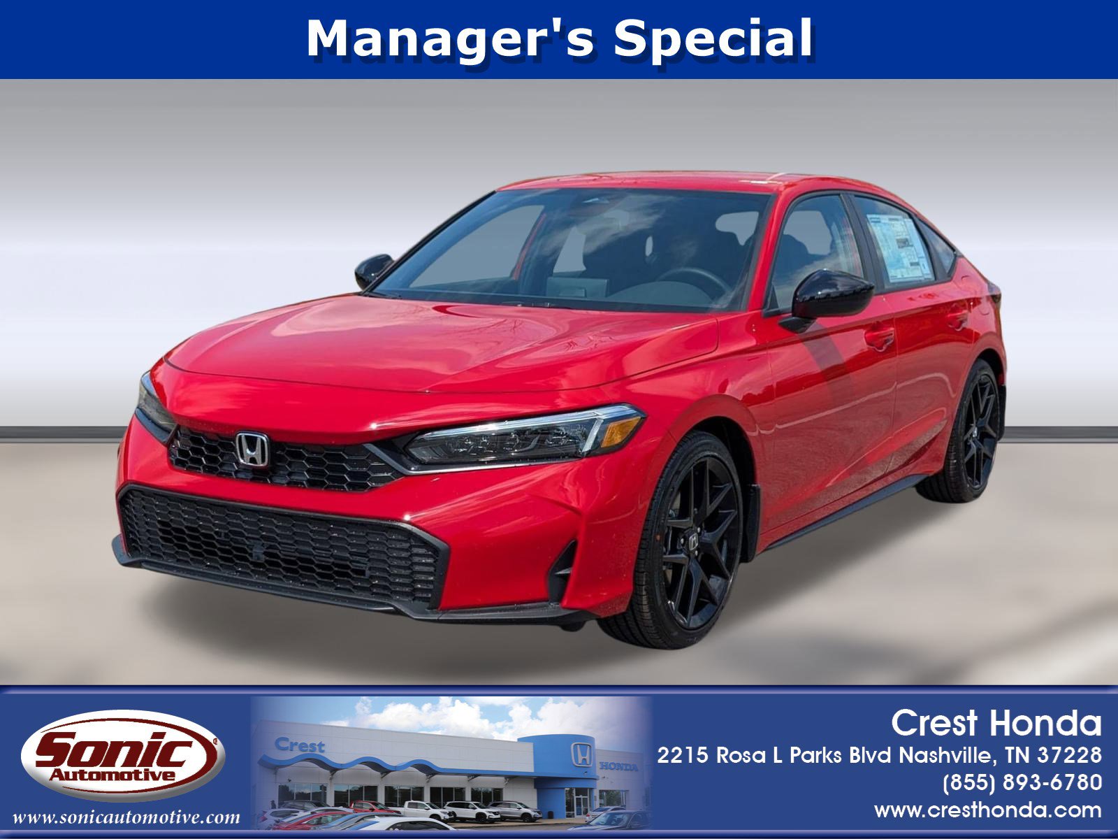 2026 Honda Civic Hatchback Sport's photo