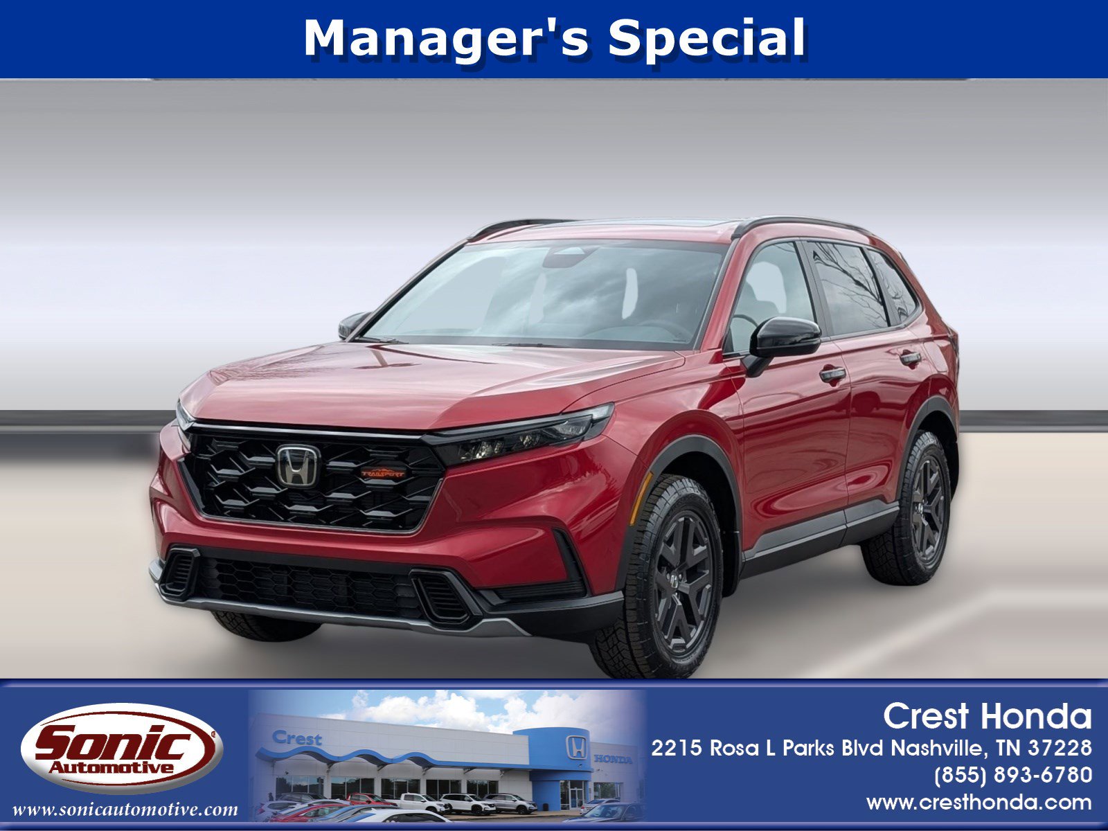 New 2026 Honda CR-V Hybrid TrailSport For Sale in Nashville TN