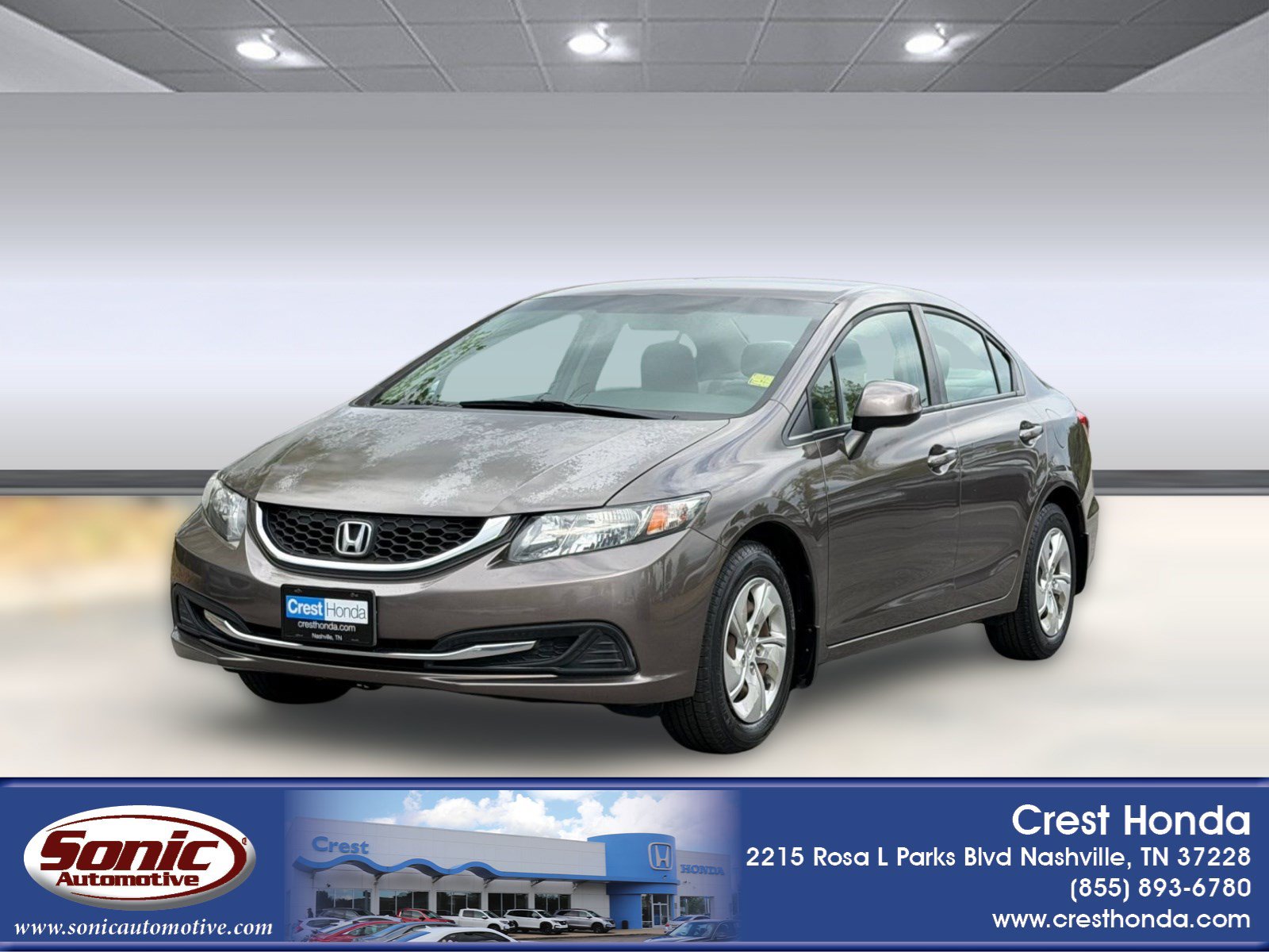 Used 2013 Honda Civic LX with VIN 2HGFB2F50DH506126 for sale in Nashville, TN