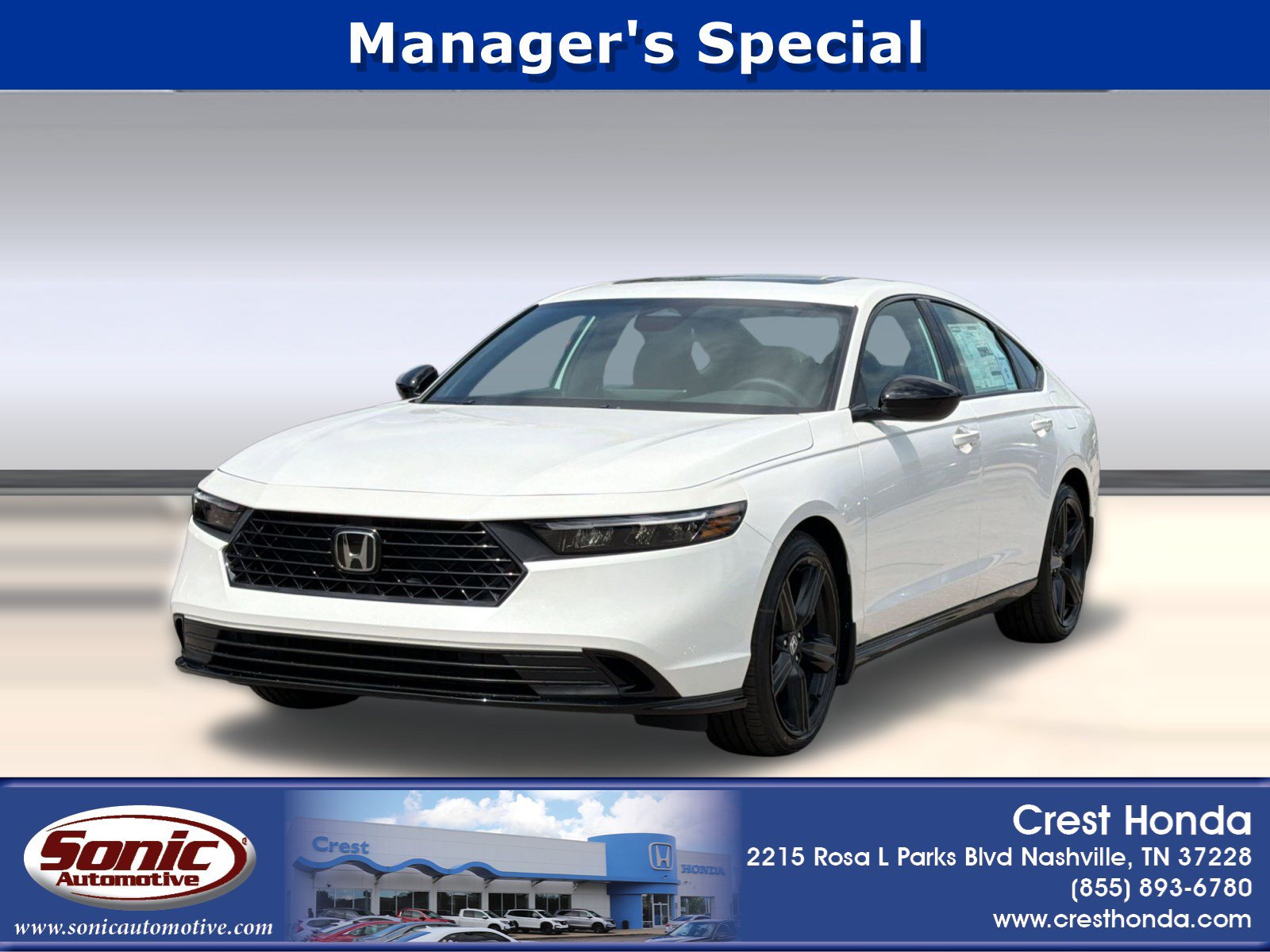 New 2026 Honda Accord Hybrid Sport-L