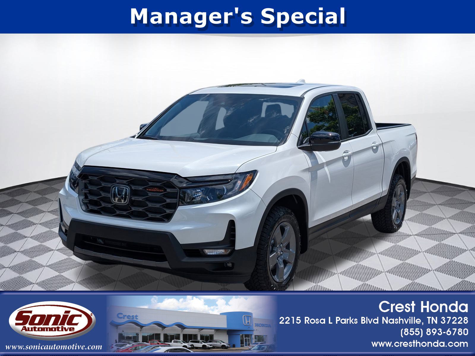2025 Honda Ridgeline Truck Crew Cab 
