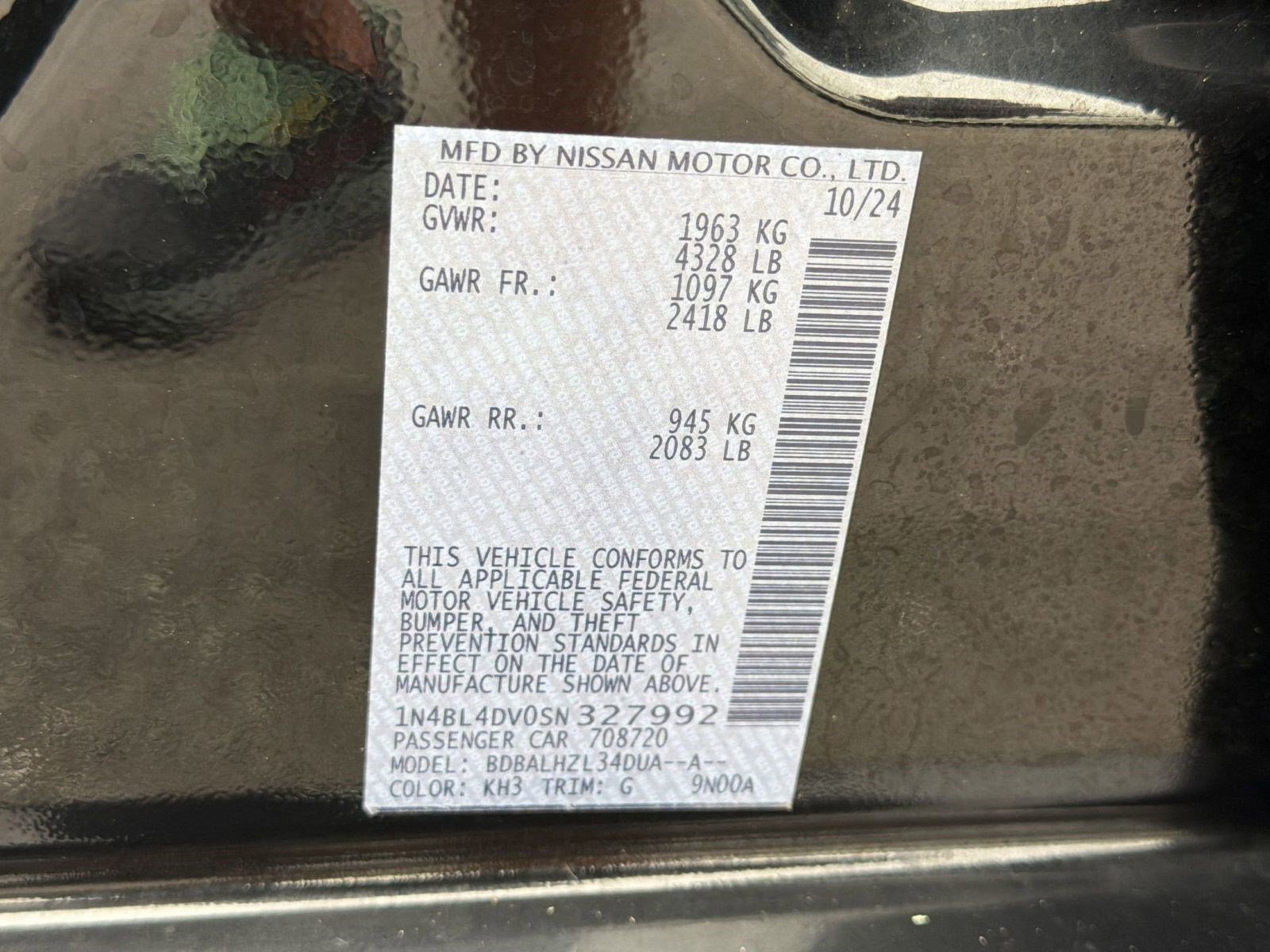 2025 Nissan Altima SV - Photo 18