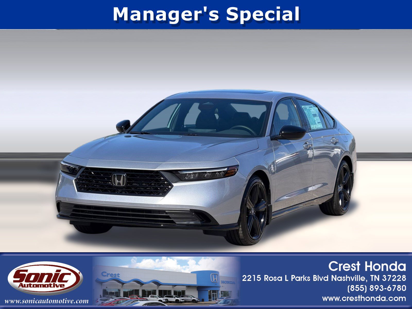 New 2026 Honda Accord Hybrid Sport-L