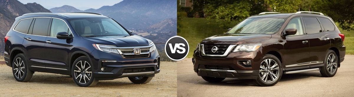2019 Honda Pilot vs 2019 Nissan Pathfinder