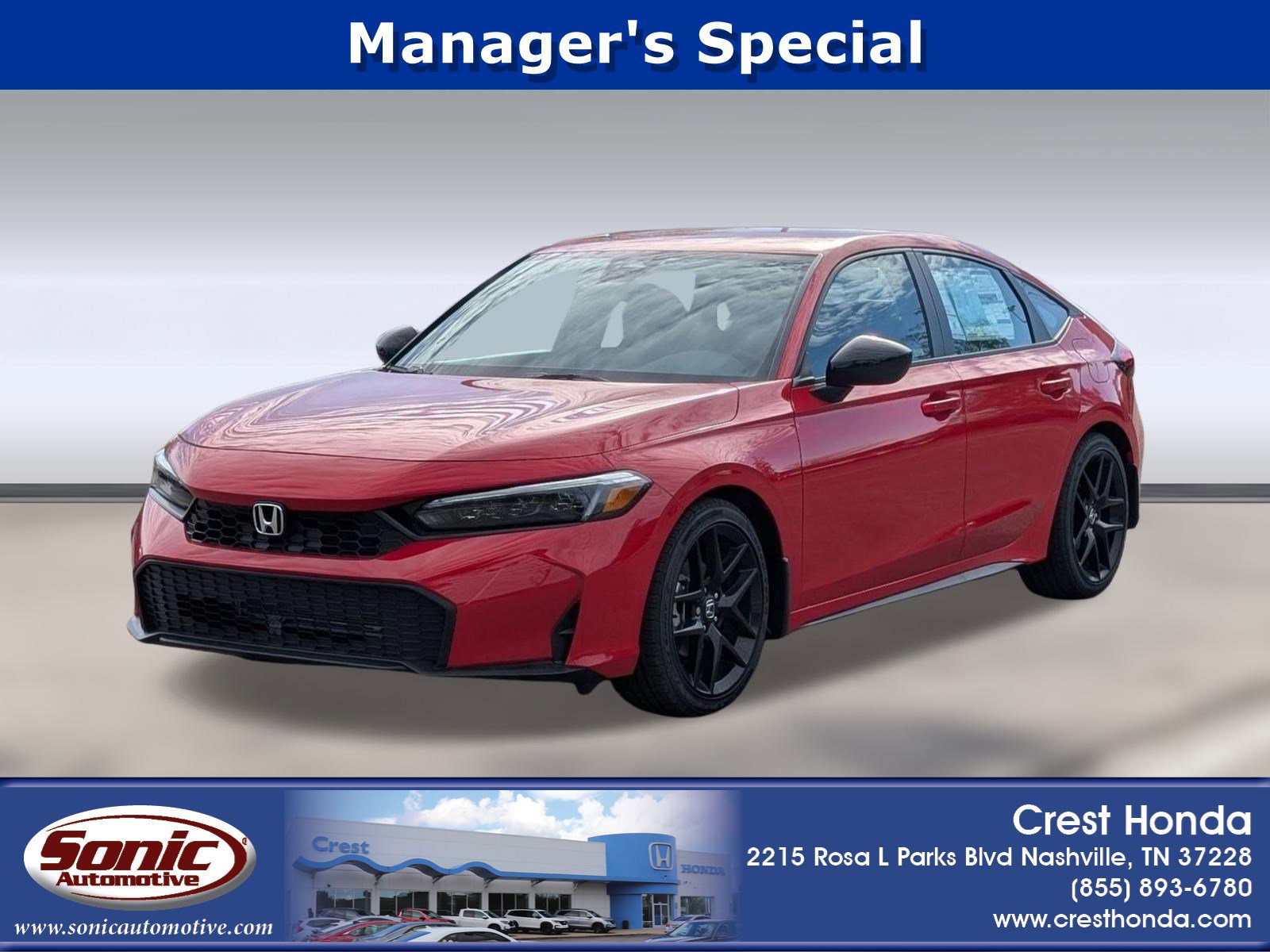 2026 Honda Civic Hatchback Sport's photo