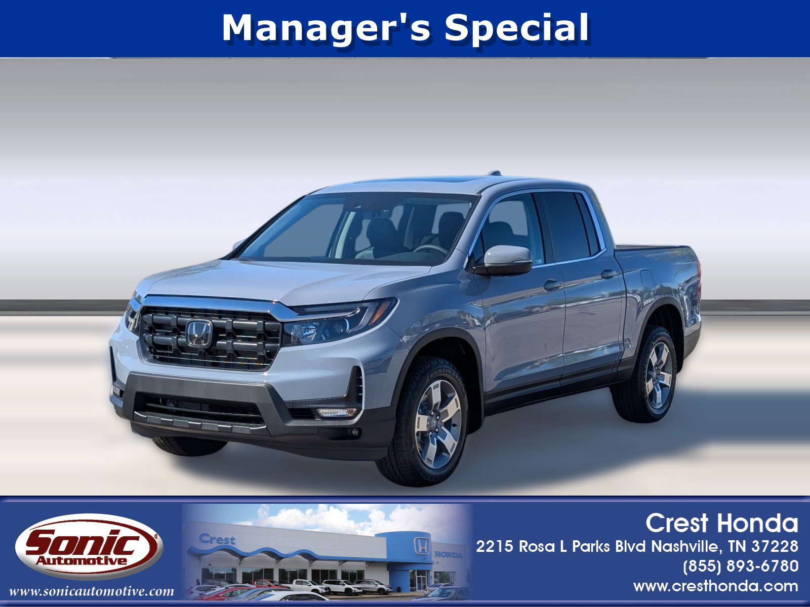 2026 Honda Ridgeline Truck Crew Cab 