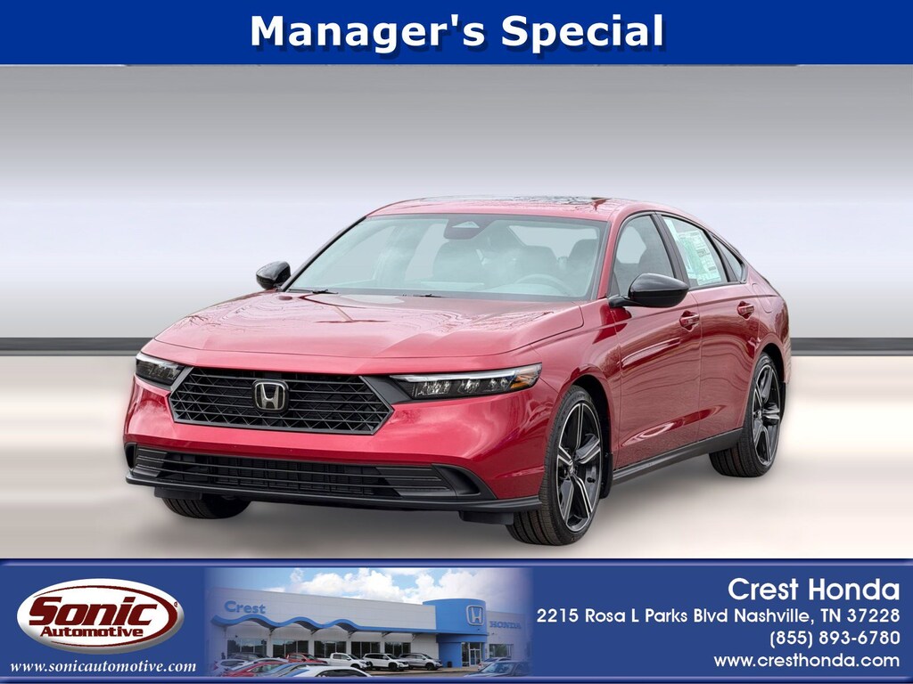 New 2026 Honda Accord Hybrid Sport Sedan