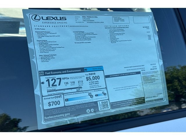 2026 Lexus ES BEV 350e Premium - Photo 27