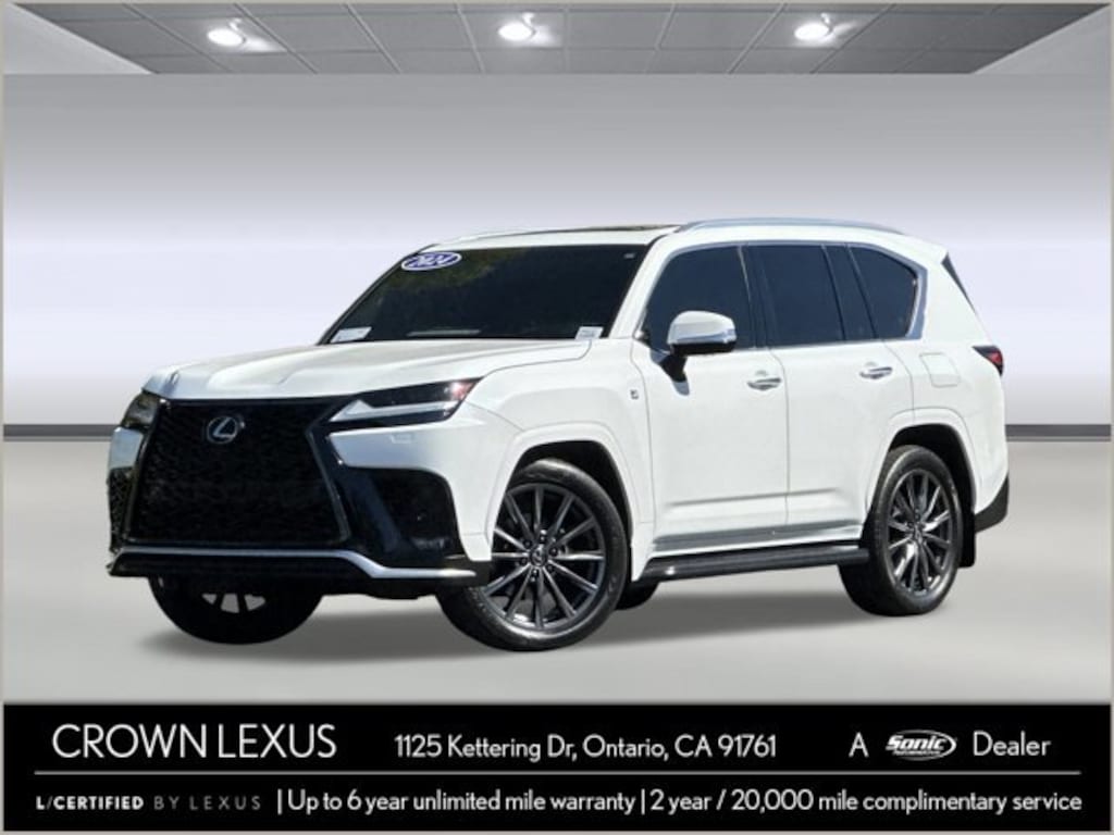 Used 2024 Lexus LX 600 F SPORT SUV