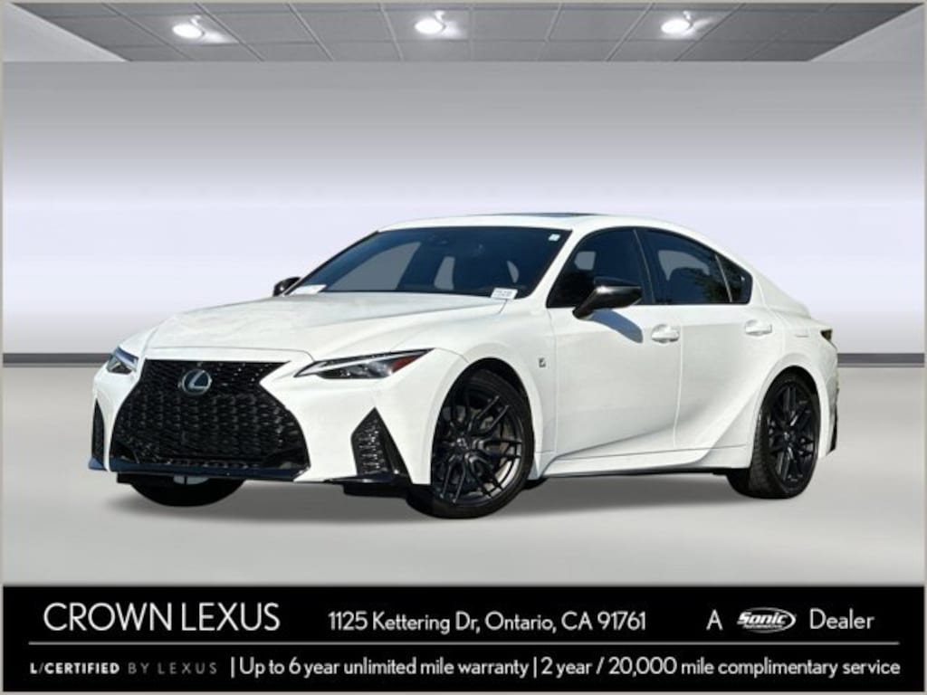 Certified 2024 Lexus IS 350 F SPORT Sedan