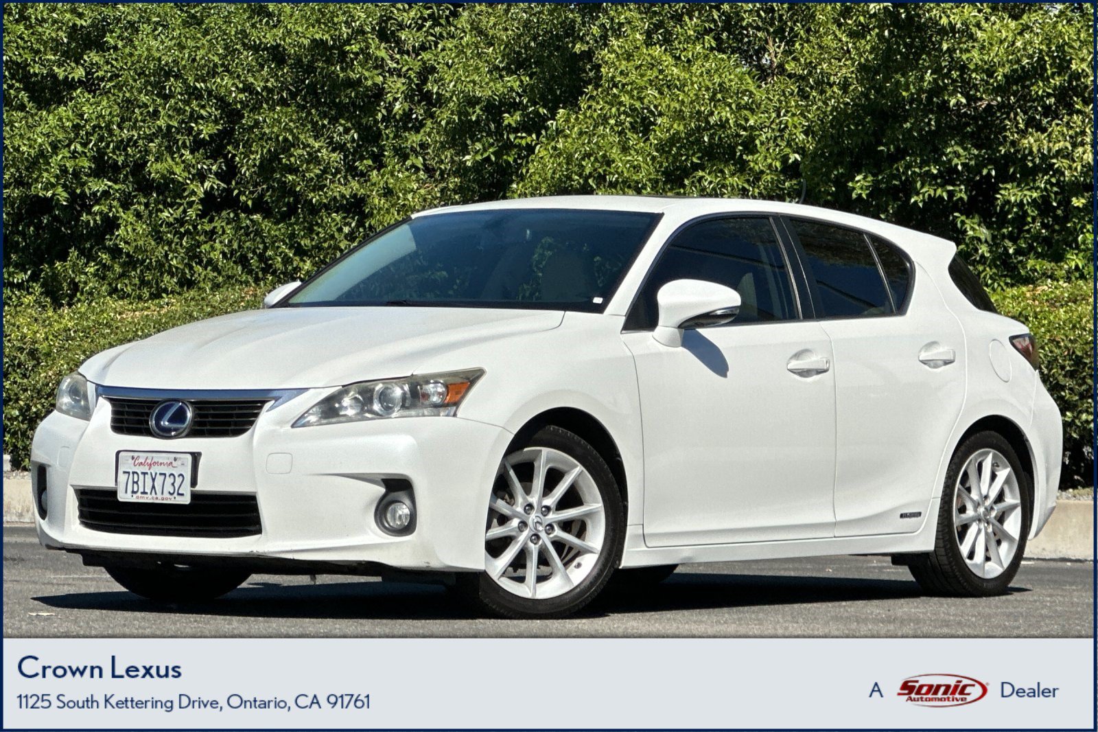 Used 2013 LEXUS CT 200h Hatchback for Sale in Ontario, CA