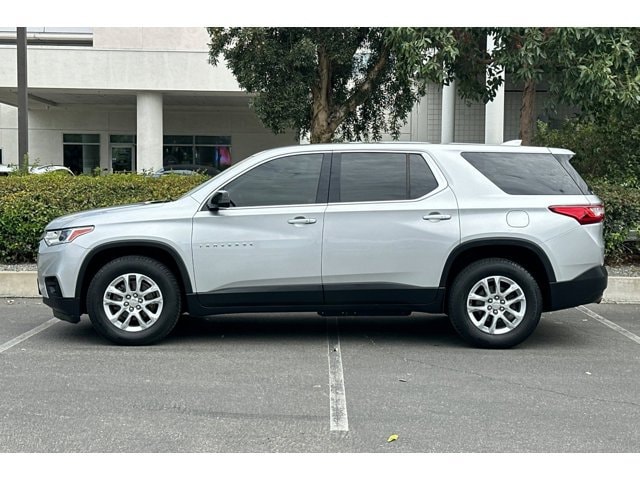 Used 2018 Chevrolet Traverse LS with VIN 1GNERFKW8JJ160050 for sale in Ontario, CA