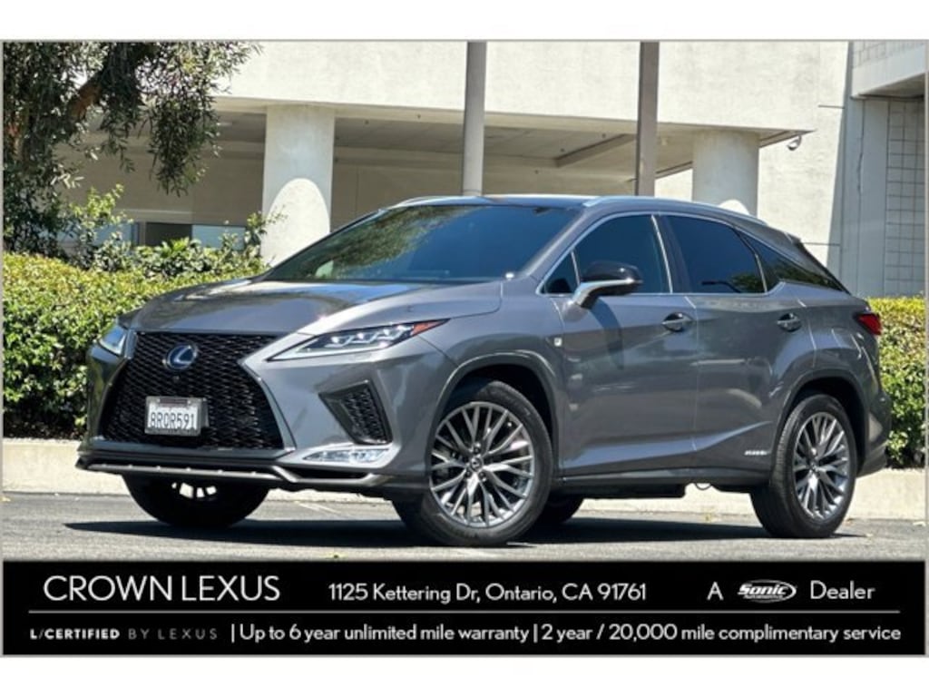 Certified 2020 Lexus RX 450h F SPORT Performance SUV
