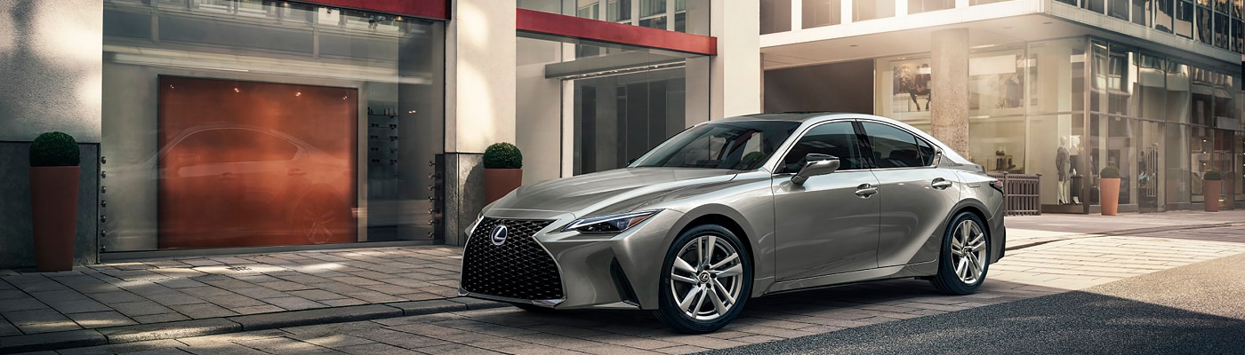 2023 Lexus IS 300 parked on a city street