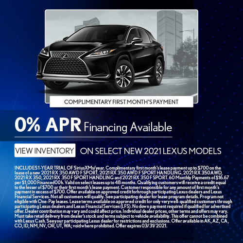 New Lexus Lease Specials in Ontario, CA | Crown Lexus