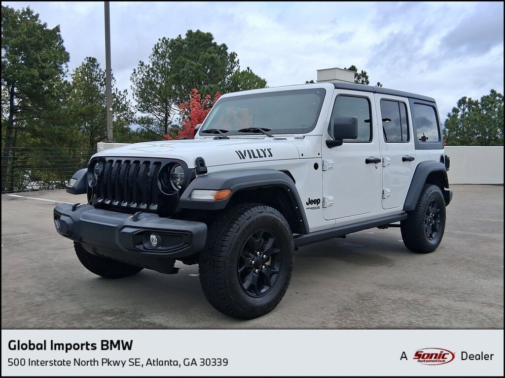 Used 2022 Jeep Wrangler Unlimited Sport Unlimited Willys 4x4