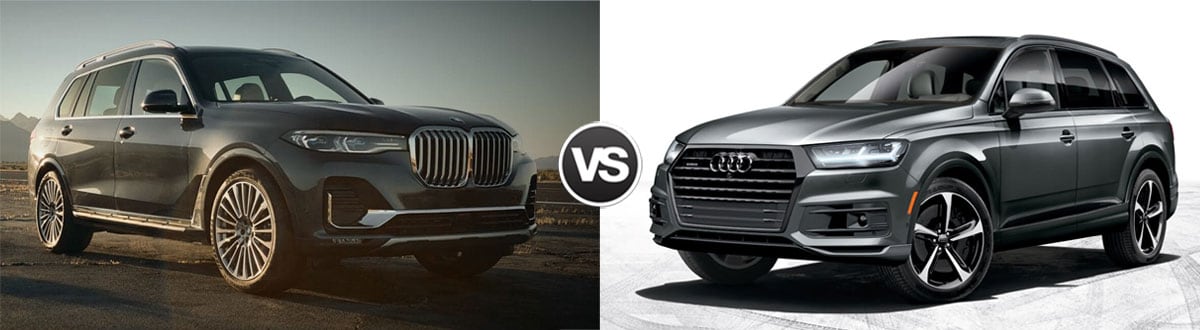 2019 BMW X7 vs 2019 Audi Q7