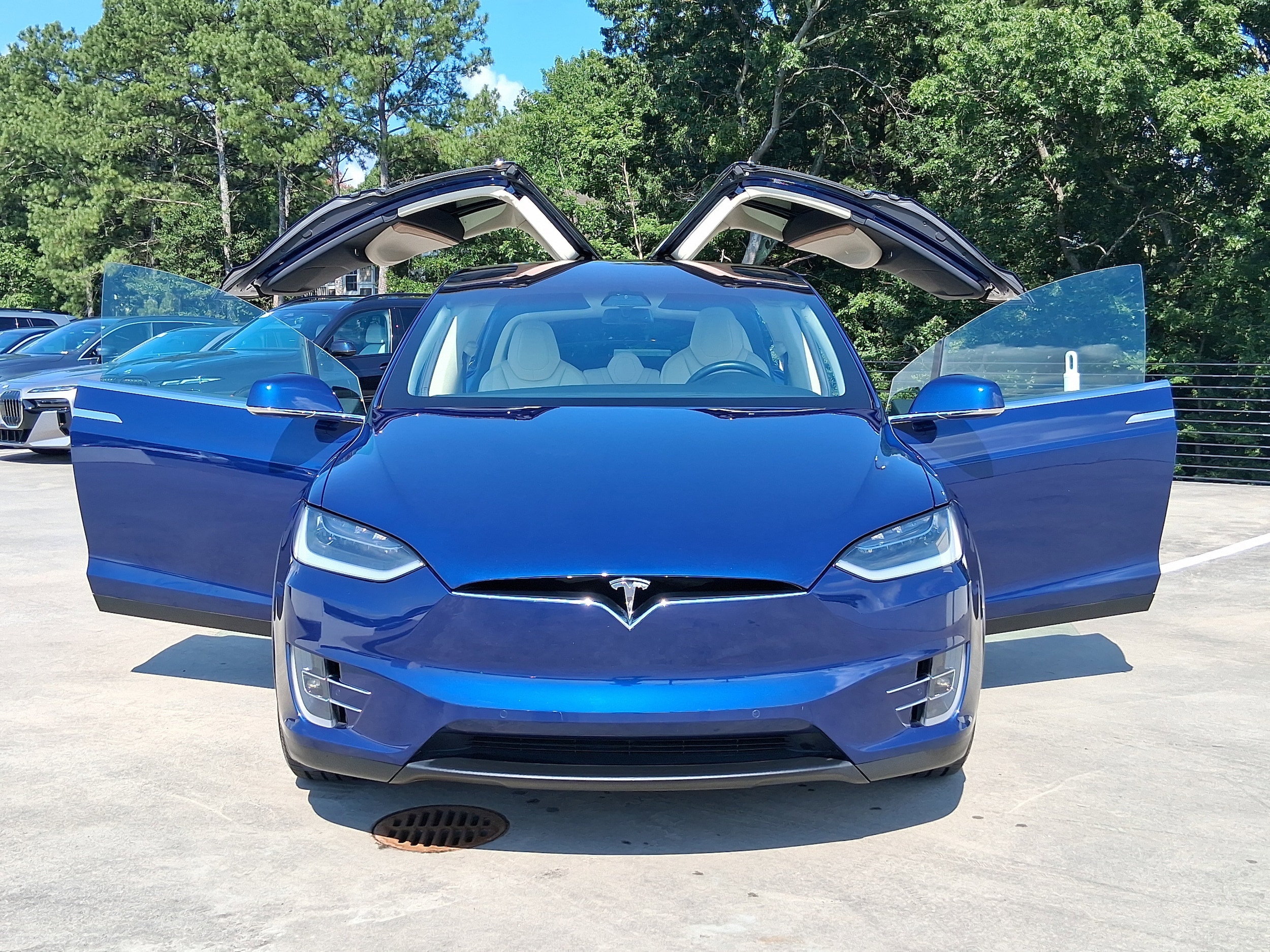 Used 2018 Tesla Model X 100D with VIN 5YJXCDE21JF103616 for sale in Atlanta, GA