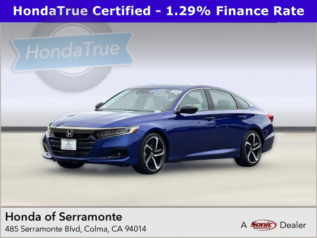Certified 2022 Honda Accord Sport 1.5T Sedan