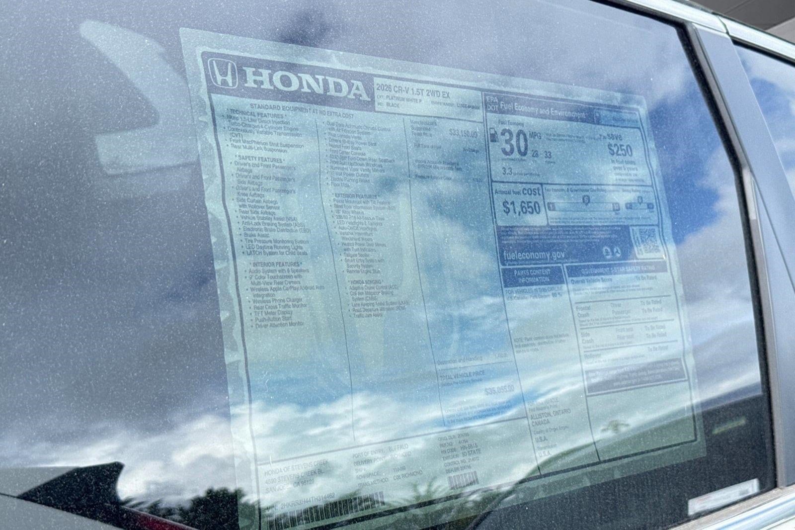 2026 Honda CR-V EX - Photo 33