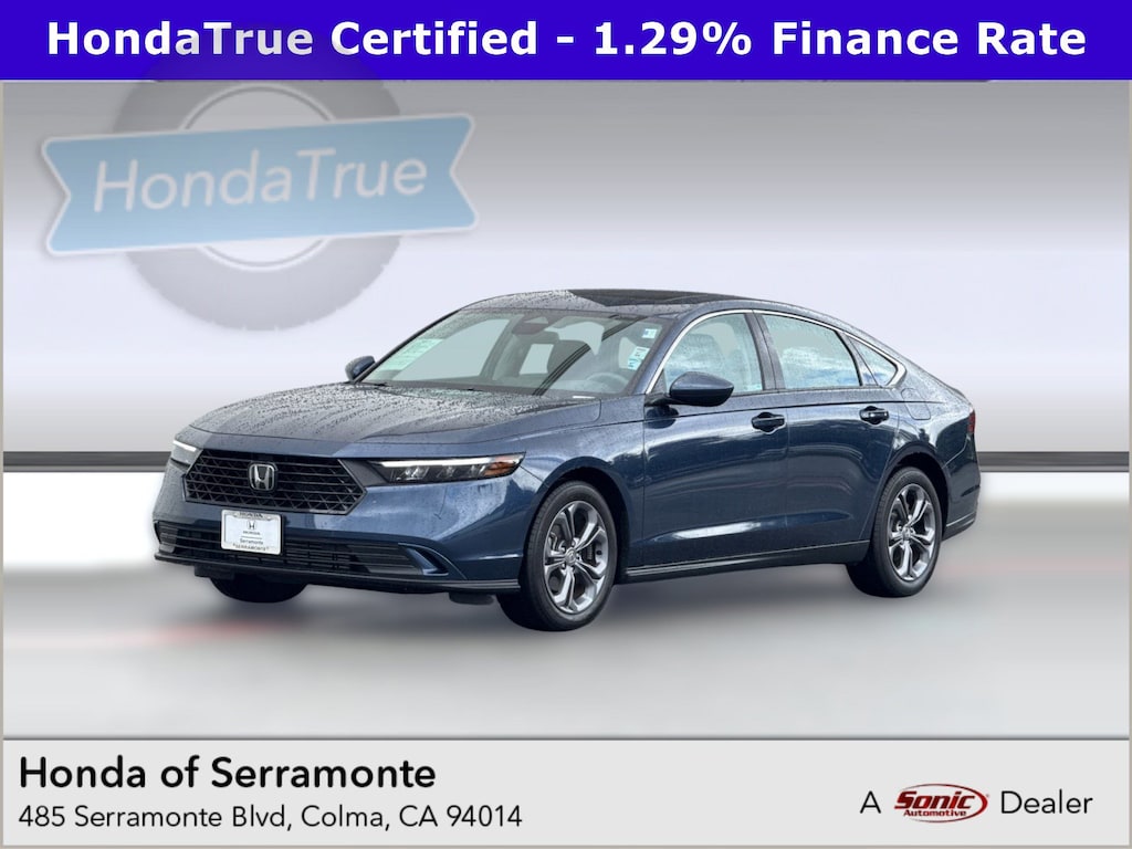 Certified 2023 Honda Accord EX w/BSI Sedan