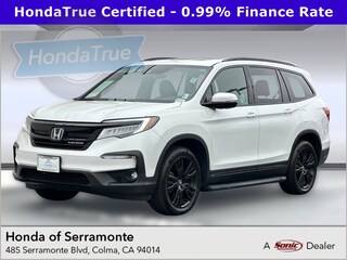 Used 2022 Honda Pilot Black Edition SUV serving San Francisco