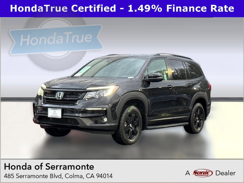 Certified 2022 Honda Pilot TrailSport SUV