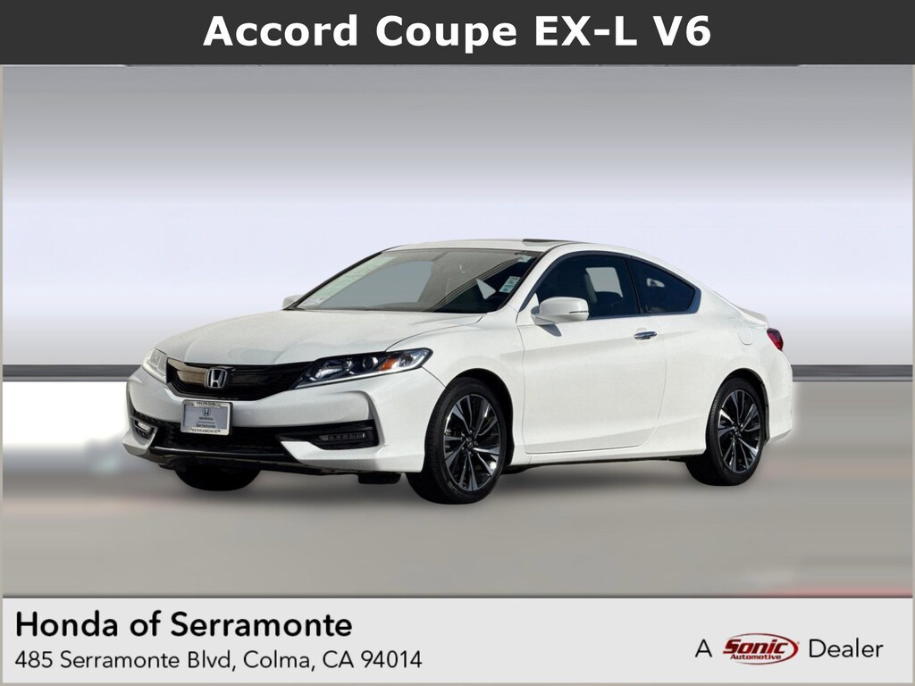 Used 2017 Honda Accord EX-L V6 Coupe