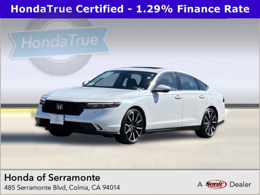 Certified 2023 Honda Accord Hybrid Touring w/BSI Sedan
