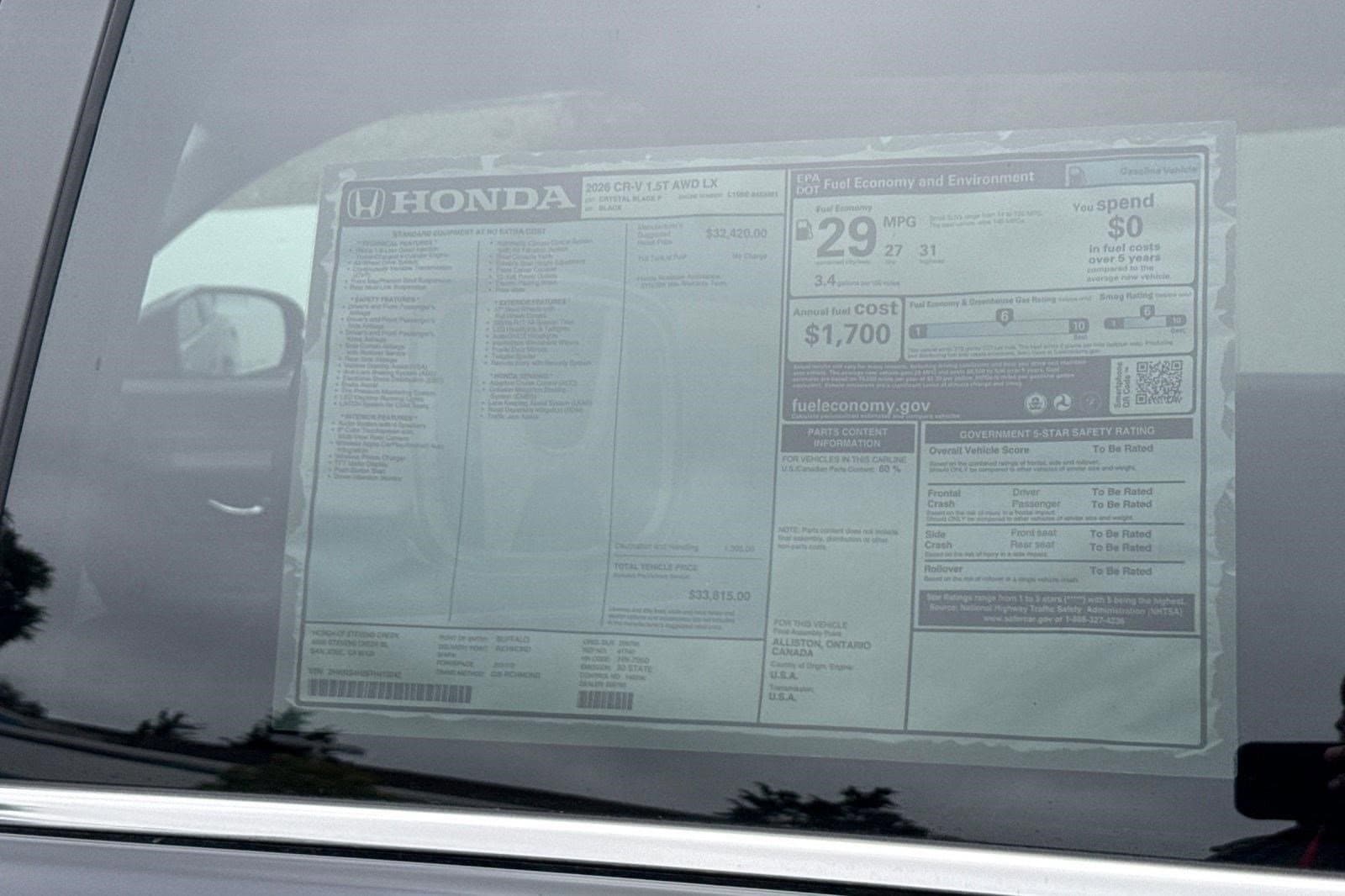 2026 Honda CR-V LX - Photo 26