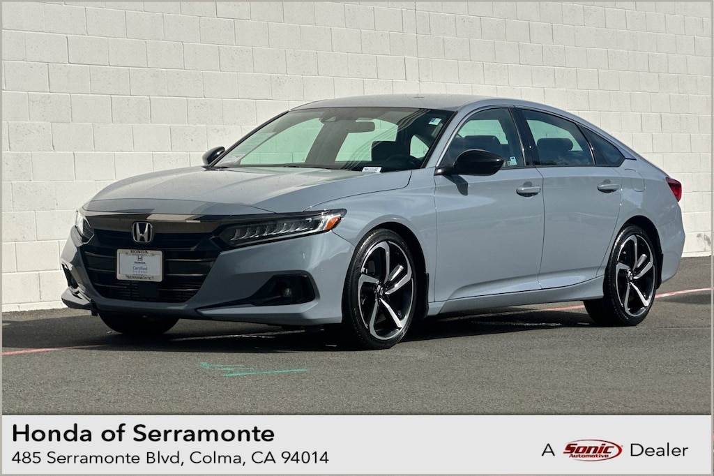 Certified 2022 Honda Accord Sport SE 1.5T Sedan
