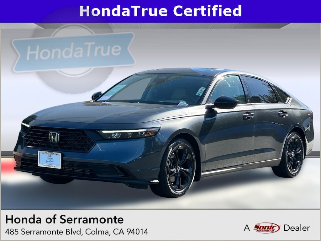 Certified 2025 Honda Accord SE Sedan
