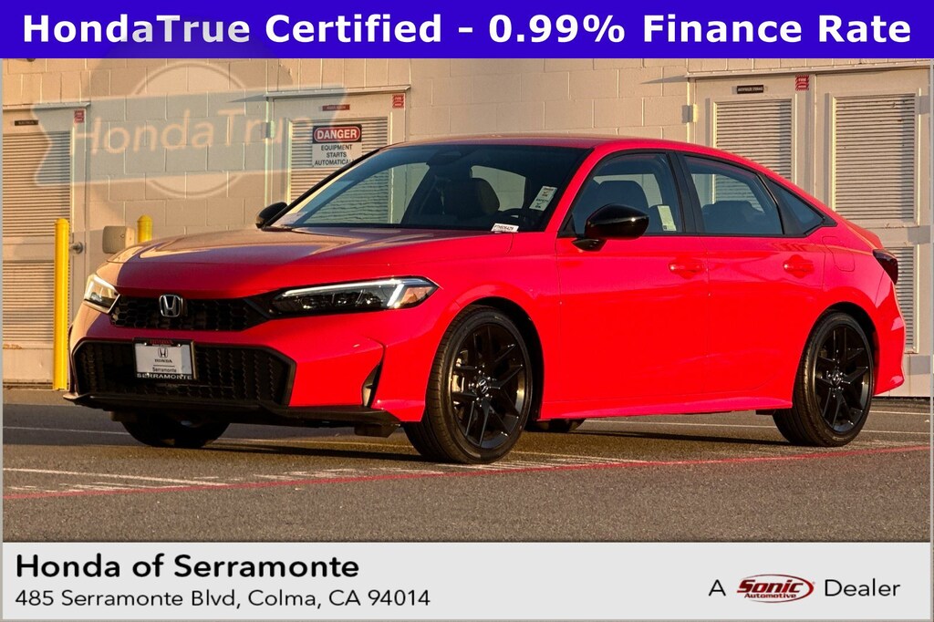 Certified 2026 Honda Civic Sport Sedan