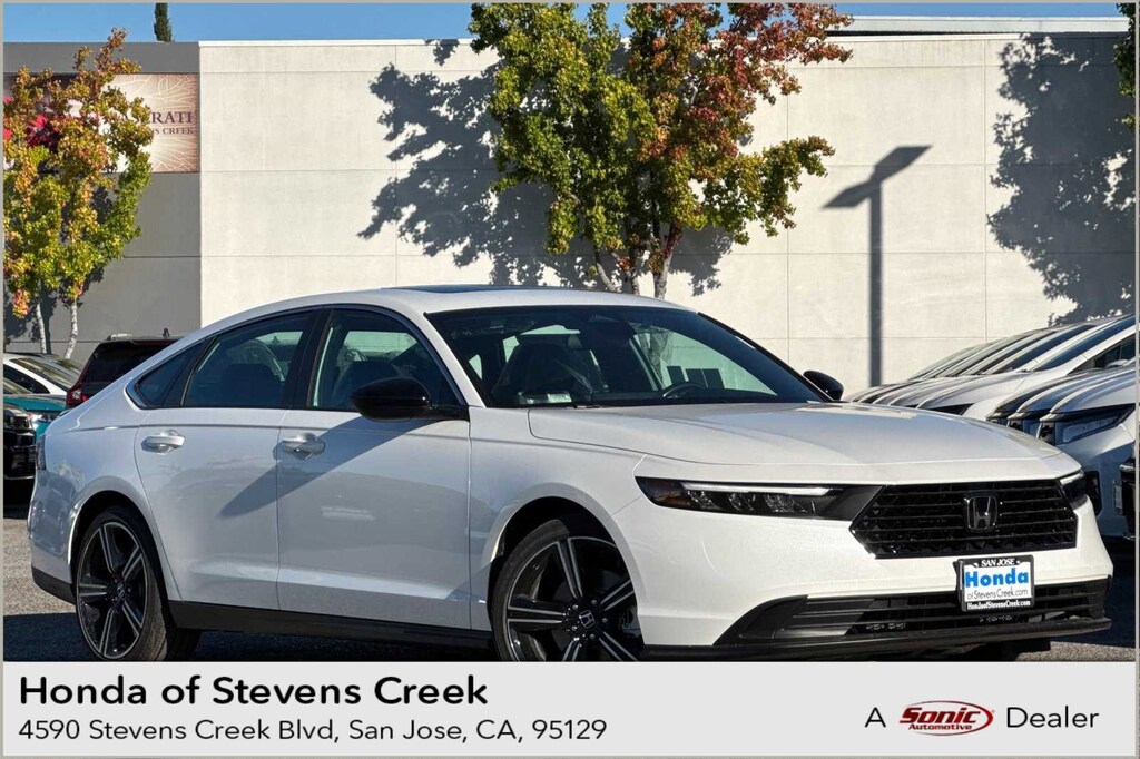 New 2025 Honda Accord Hybrid Sport For Sale in San Jose CA Stock