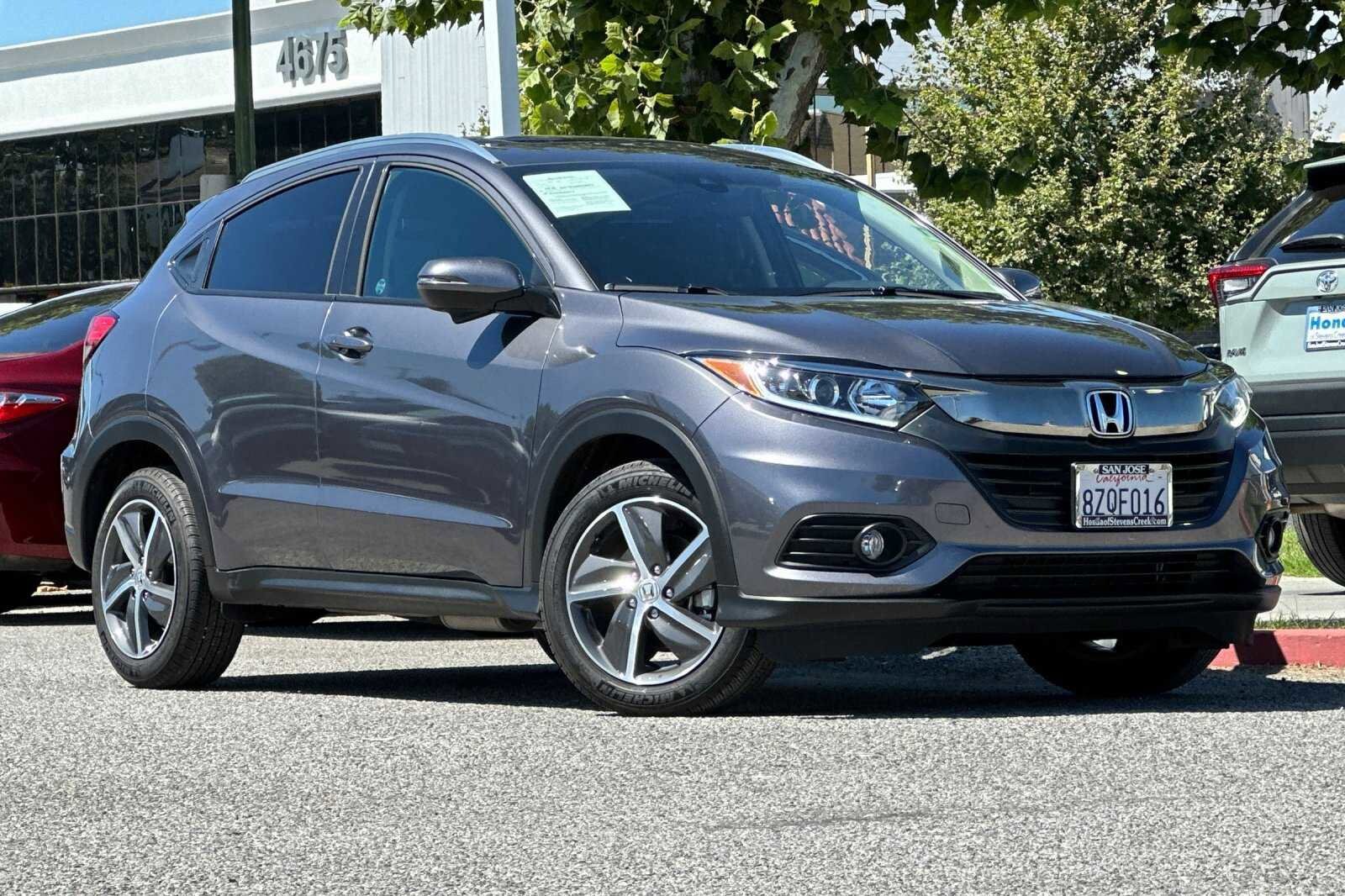 Certified 2022 Honda HR-V EX with VIN 3CZRU5H53NM725826 for sale in San Jose, CA