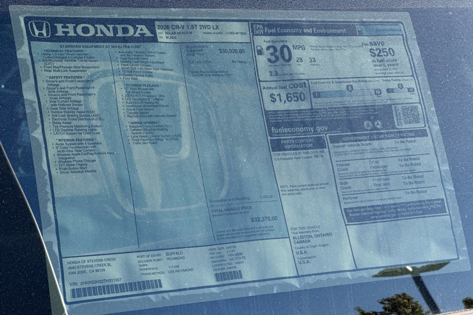 2026 Honda CR-V LX - Photo 31