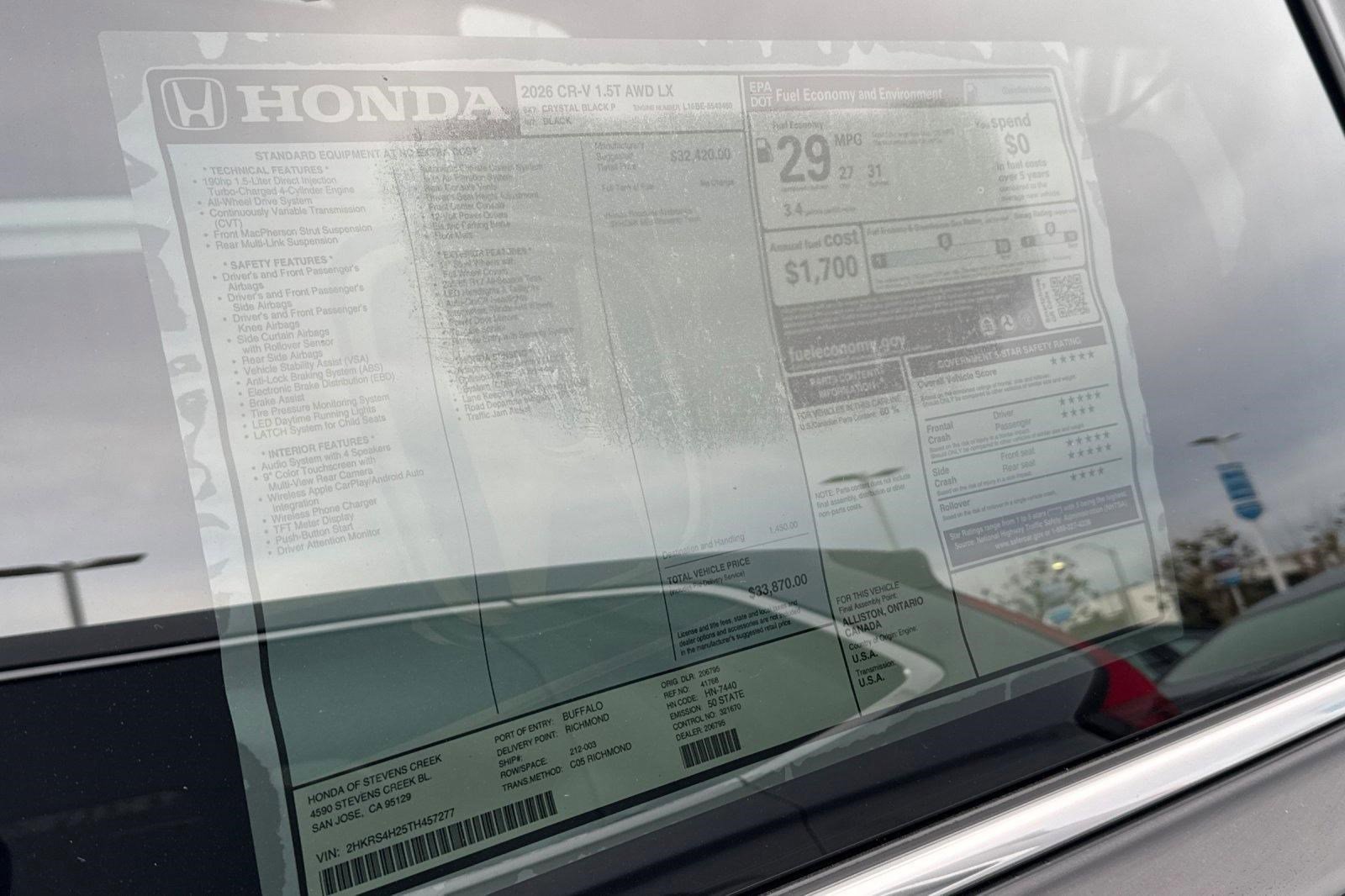2026 Honda CR-V LX - Photo 31