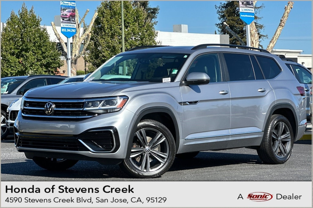 Used 2021 Volkswagen Atlas 3.6L V6 SE w/Technology R-Line SUV