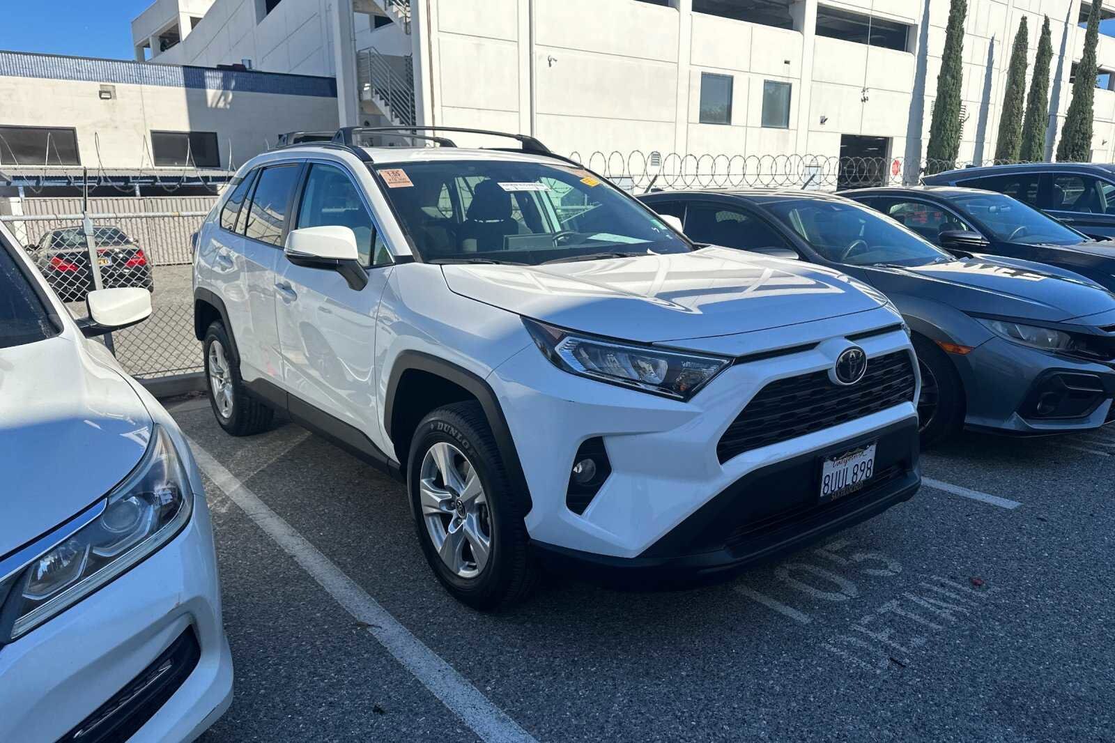 Used 2021 Toyota RAV4 XLE with VIN 2T3W1RFV0MC114887 for sale in San Jose, CA