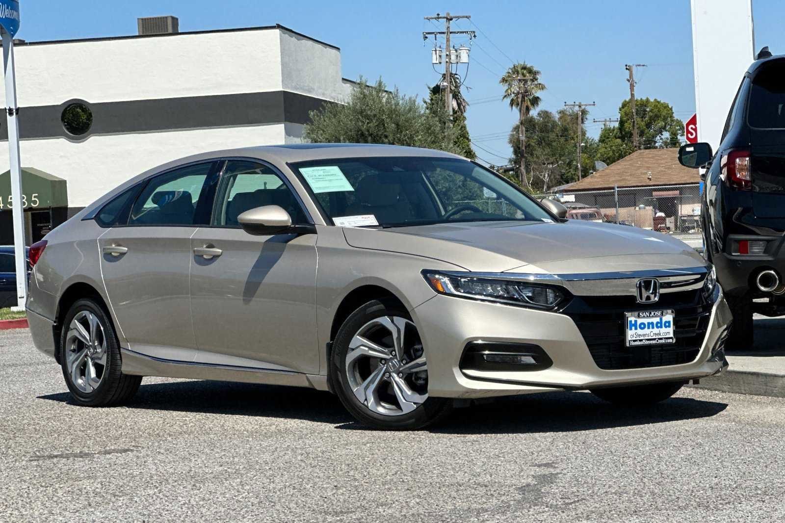 Used 2019 Honda Accord EX-L with VIN 1HGCV1F5XKA051446 for sale in San Jose, CA