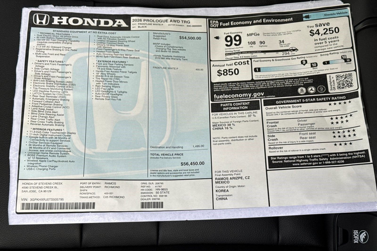 2026 Honda Prologue Touring - Photo 33