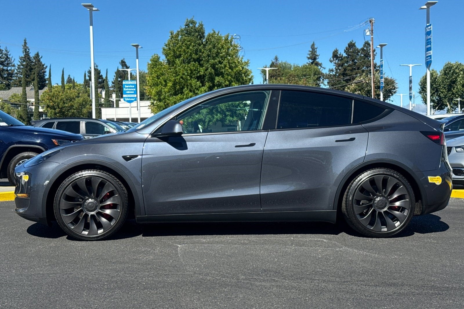 Used 2022 Tesla Model Y Performance with VIN 7SAYGDEF9NF328001 for sale in San Jose, CA