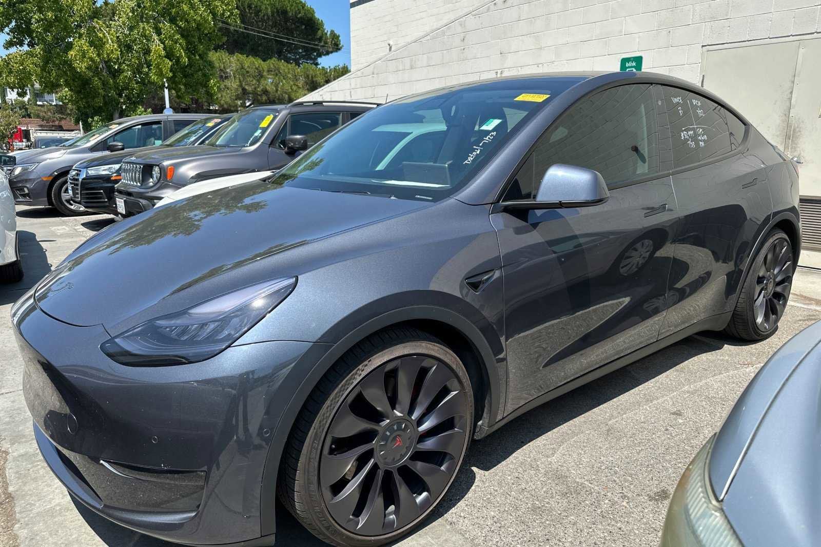 Used 2020 Tesla Model Y Performance with VIN 5YJYGDEF5LF057206 for sale in San Jose, CA