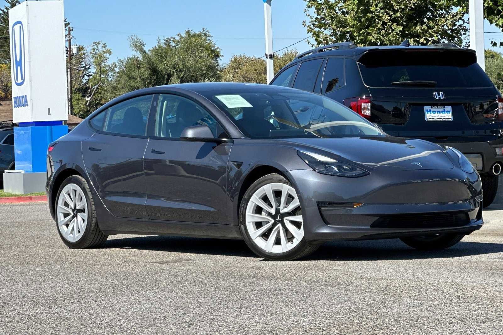 Used 2021 Tesla Model 3 Base with VIN 5YJ3E1EB5MF056456 for sale in San Jose, CA