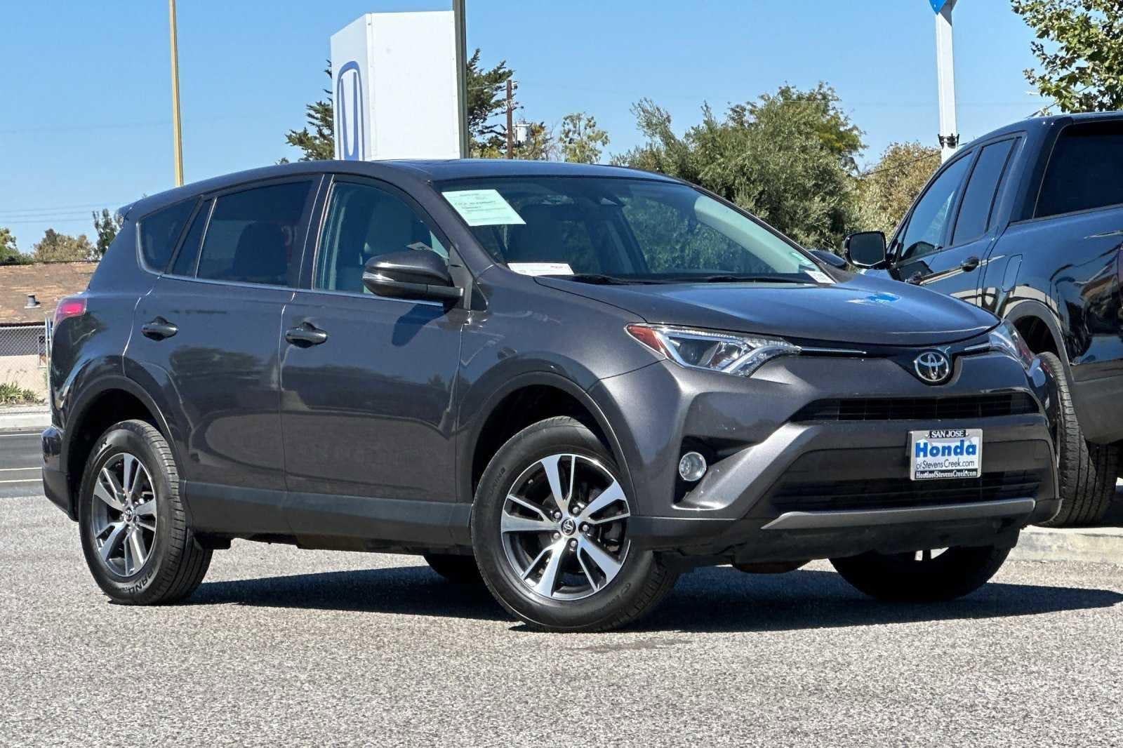 Used 2018 Toyota RAV4 XLE with VIN 2T3RFREV9JW752498 for sale in San Jose, CA