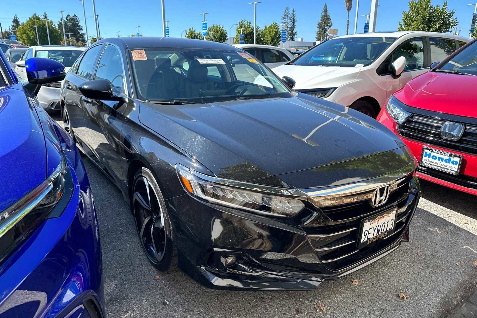 Used 2022 Honda Accord Sport SE with VIN 1HGCV1F44NA111703 for sale in San Jose, CA