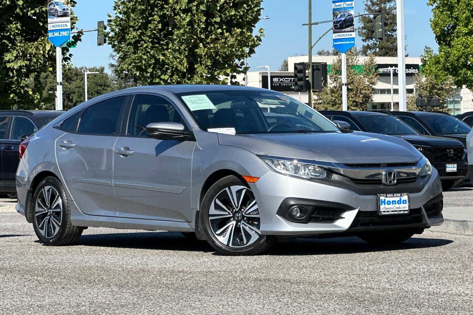 Used 2017 Honda Civic EX-T with VIN 2HGFC1F32HH634363 for sale in San Jose, CA