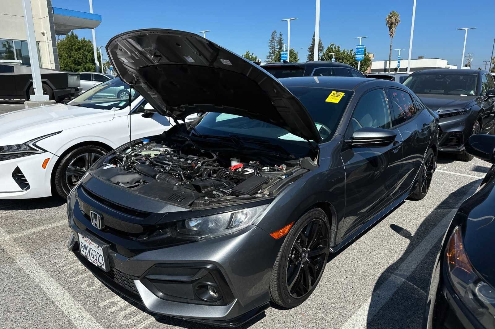 Used 2020 Honda Civic Hatchback Sport with VIN SHHFK7H46LU400119 for sale in San Jose, CA