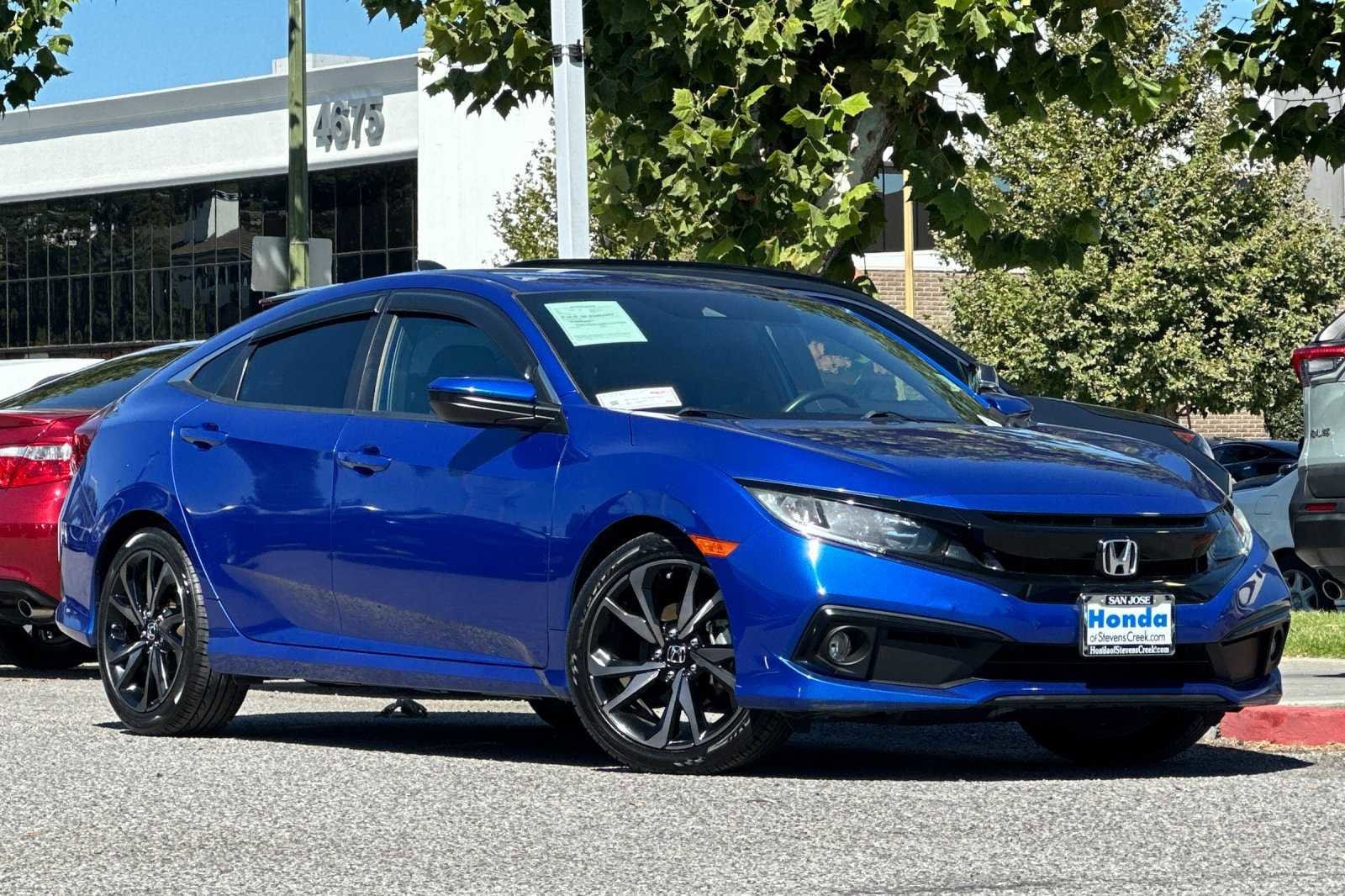 Used 2019 Honda Civic Sport with VIN 2HGFC2F82KH523935 for sale in San Jose, CA